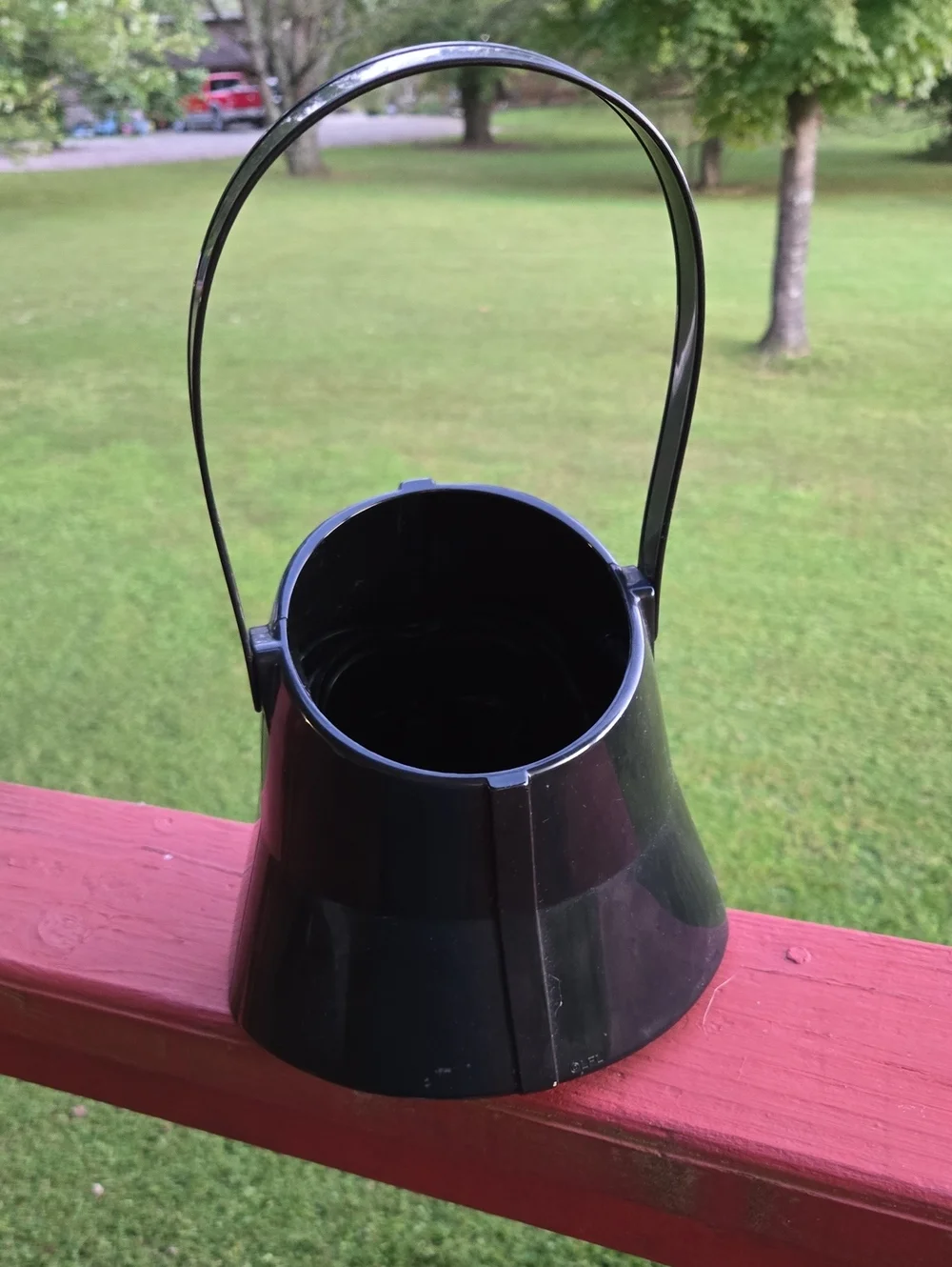 Darth Vader Style Candy Bucket Trick Or Treat - Black